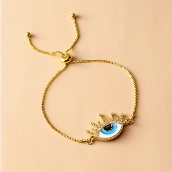 Eye Gold Decor Bracelet - Picture 3 of 5